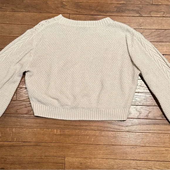 Wild Fable Cream Cable Knit Sweater - Picture 5 of 5